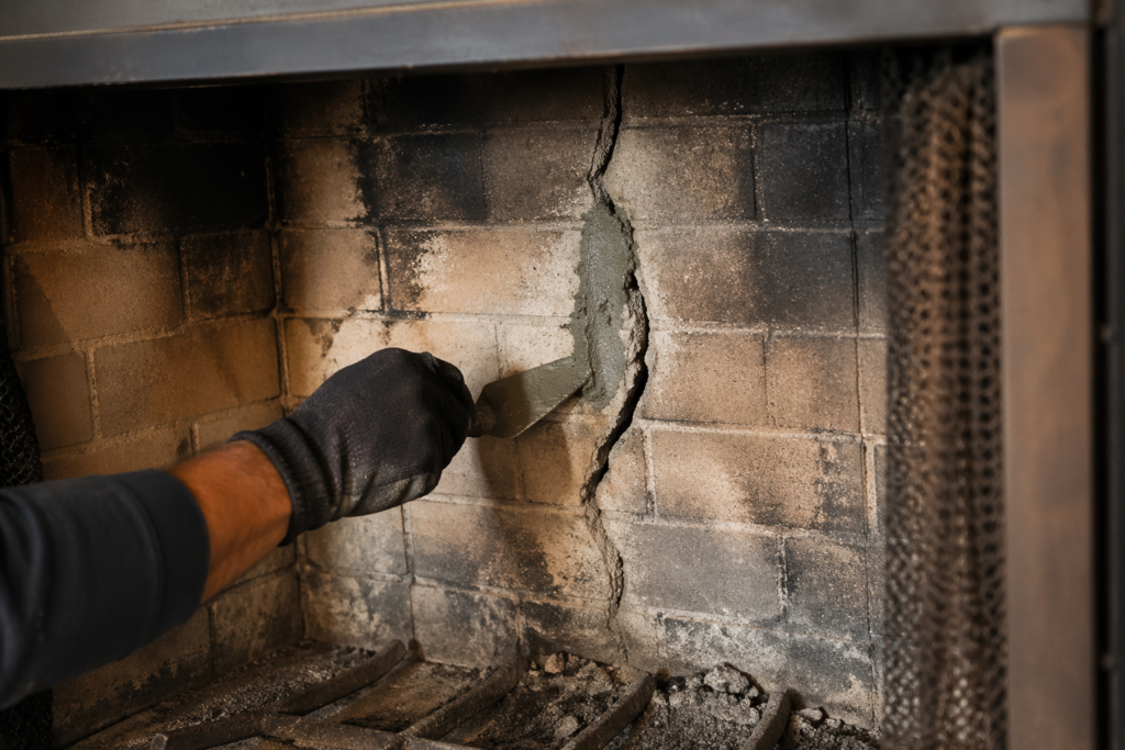 chimney crack repair