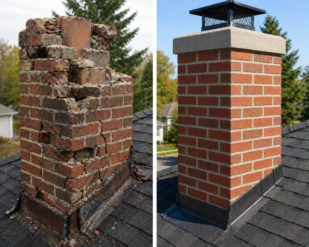 chimney rebuild